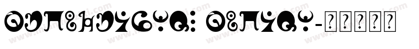 Madokarunes Modren字体转换